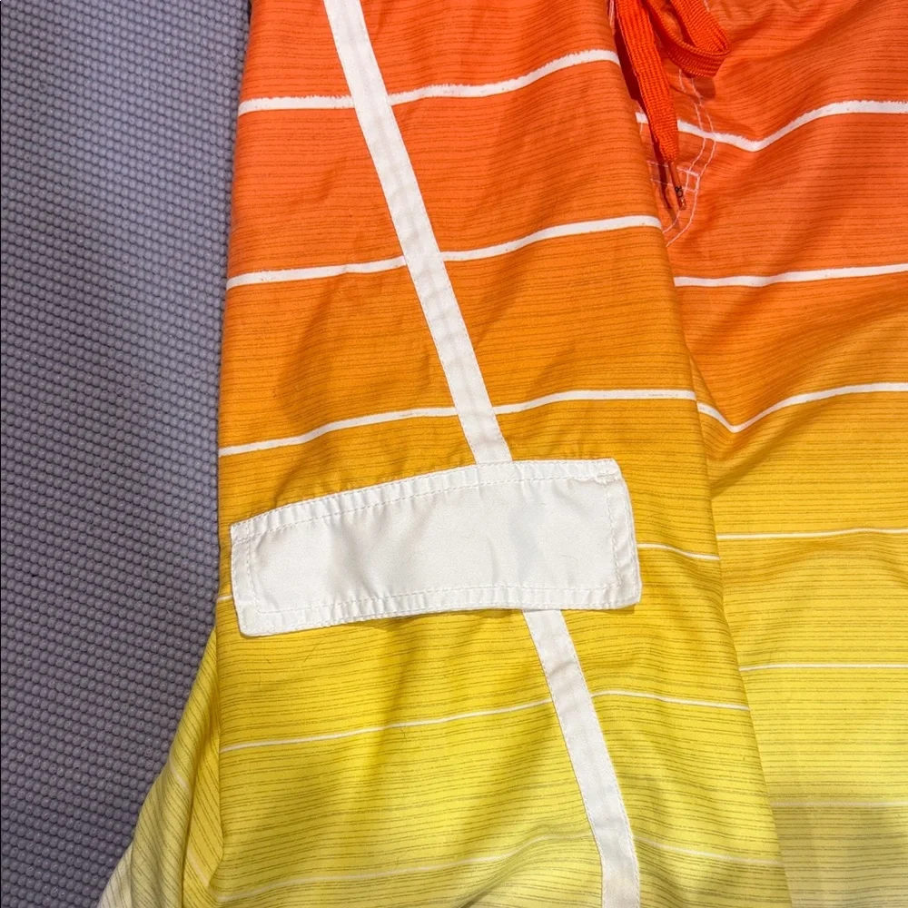 OP Men's Orange-to-Yellow Gradient Board Shorts